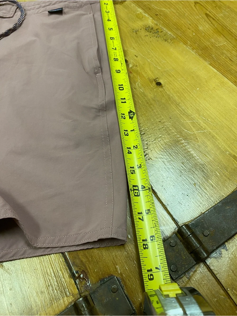 Patagonia Men’s Mauve-rose wayfarer hybrid walking shorts.